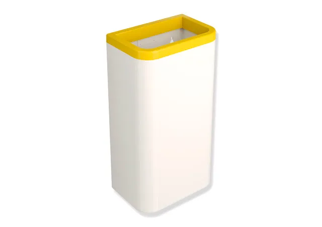 HEWI Papierabfallbehälter, Korpus Polyamid in HEWI Farbe 99, Rahmenelement / Einwurföffnung Polyamid, Fassungsvermögen ca. 25 l, Breite 281 mm, Höhe 505 mm, Tiefe 181 mm, Wandmontage HEWI Papierabfallbehälter, Korpus Polyamid in HEWI Farbe 99, Rahmenelement / Einwurföffnung Polyamid, Fassungsvermögen ca. 25 l, Breite 281 mm, Höhe 505 mm, Tiefe 181 mm, Wandmontage