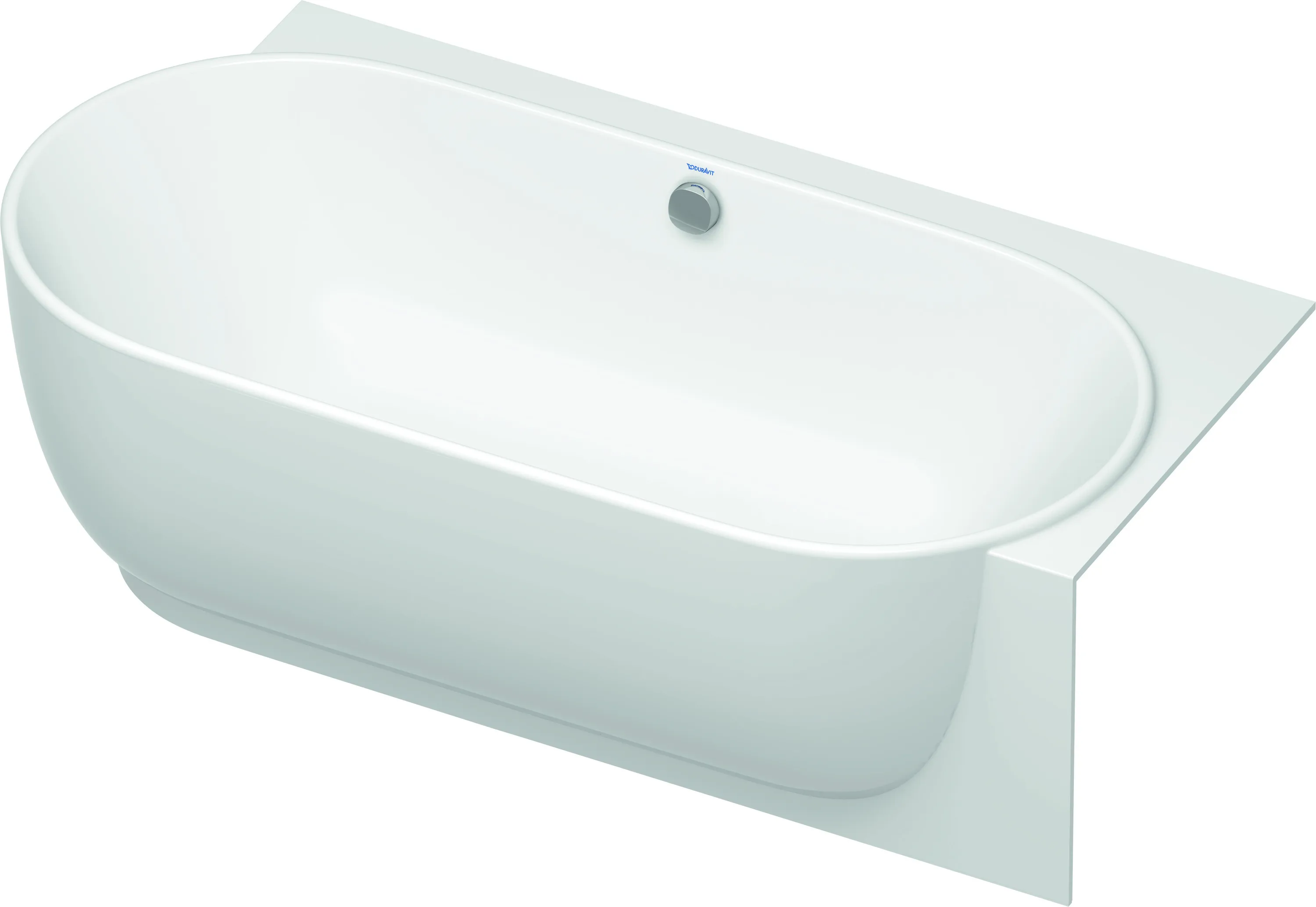 Duravit Badewanne „Luv“ vorwand oval 185 × 95 cm, rechts