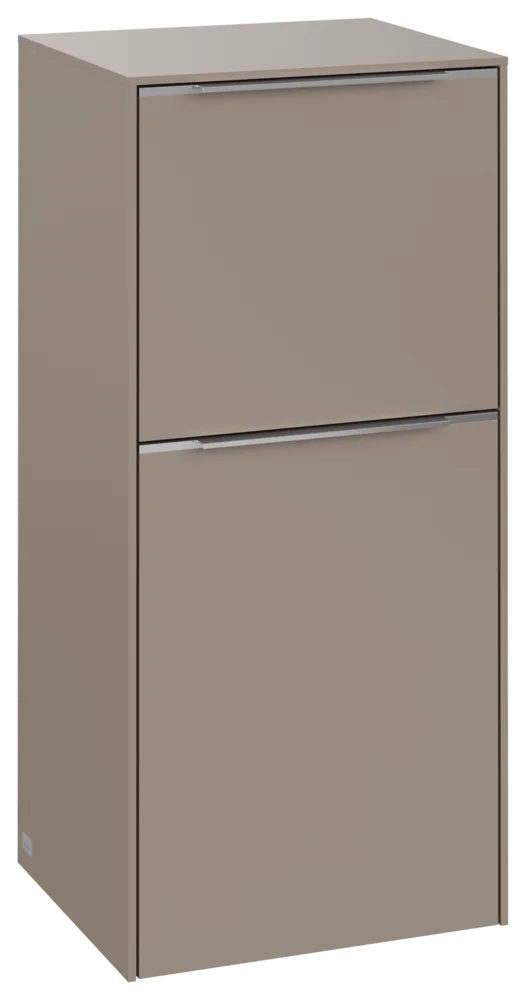 Villeroy & Boch Subway 3.0 Seitenschrank C59500, 400 x 860 x 362 mm, Eckig, Wandhängend, Anschlag (Scharnier) rechts, VM Taupe