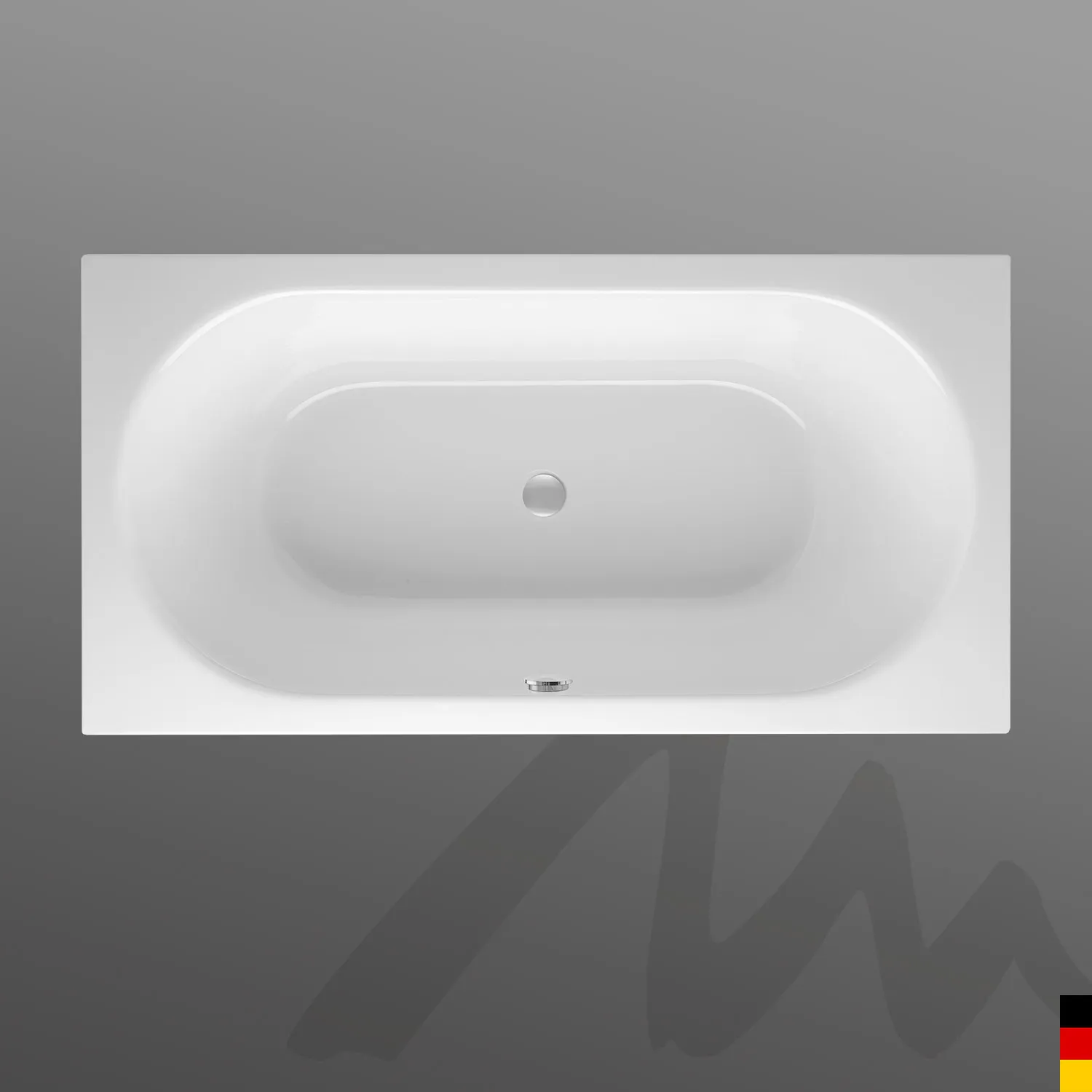 Mauersberger ausana Acryl-Badewanne Rechteckform 190⁄95 duo