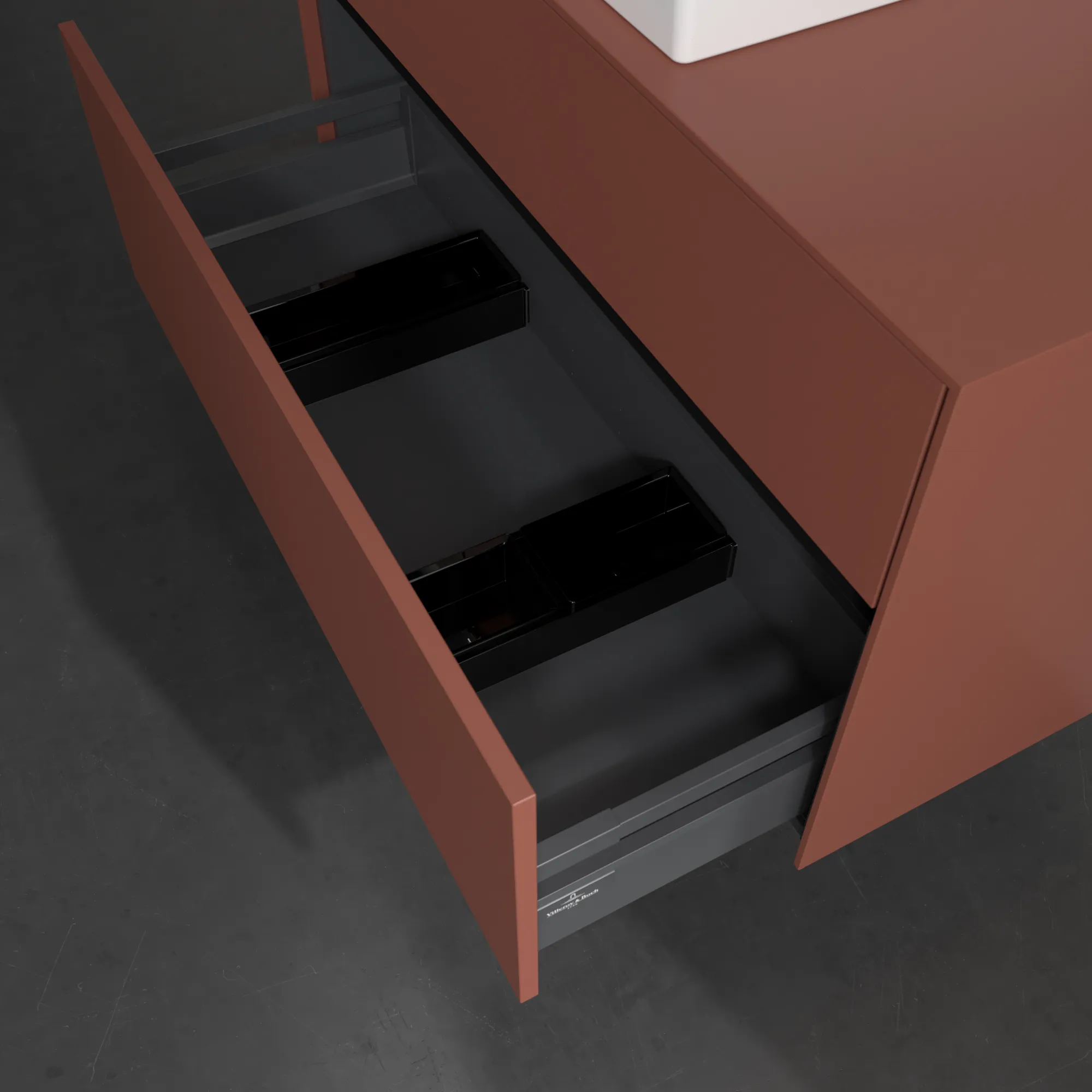 Villeroy & Boch Collaro Waschbeckenunterschrank C126B0, 1000x548x500mm, Wine Red Villeroy & Boch Collaro Waschbeckenunterschrank C126B0, 1000x548x500mm, Wine Red