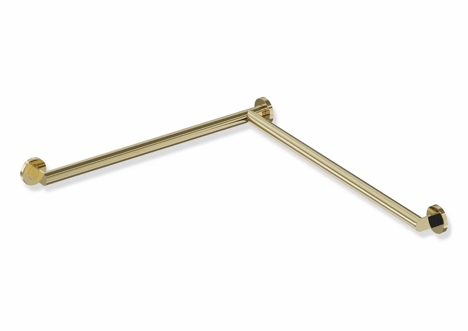 Dusch-, WannenhandlaufEdelstahl, PVD, waagerechte Längen 647 mm, 70 mm tief, Stangendurchmesser 32 mm, Ausführung rechts, in Farbe CK (Messing glänzend) Dusch-, WannenhandlaufEdelstahl, PVD, waagerechte Längen 647 mm, 70 mm tief, Stangendurchmesser 32 mm, Ausführung rechts, in Farbe CK (Messing glänzend)