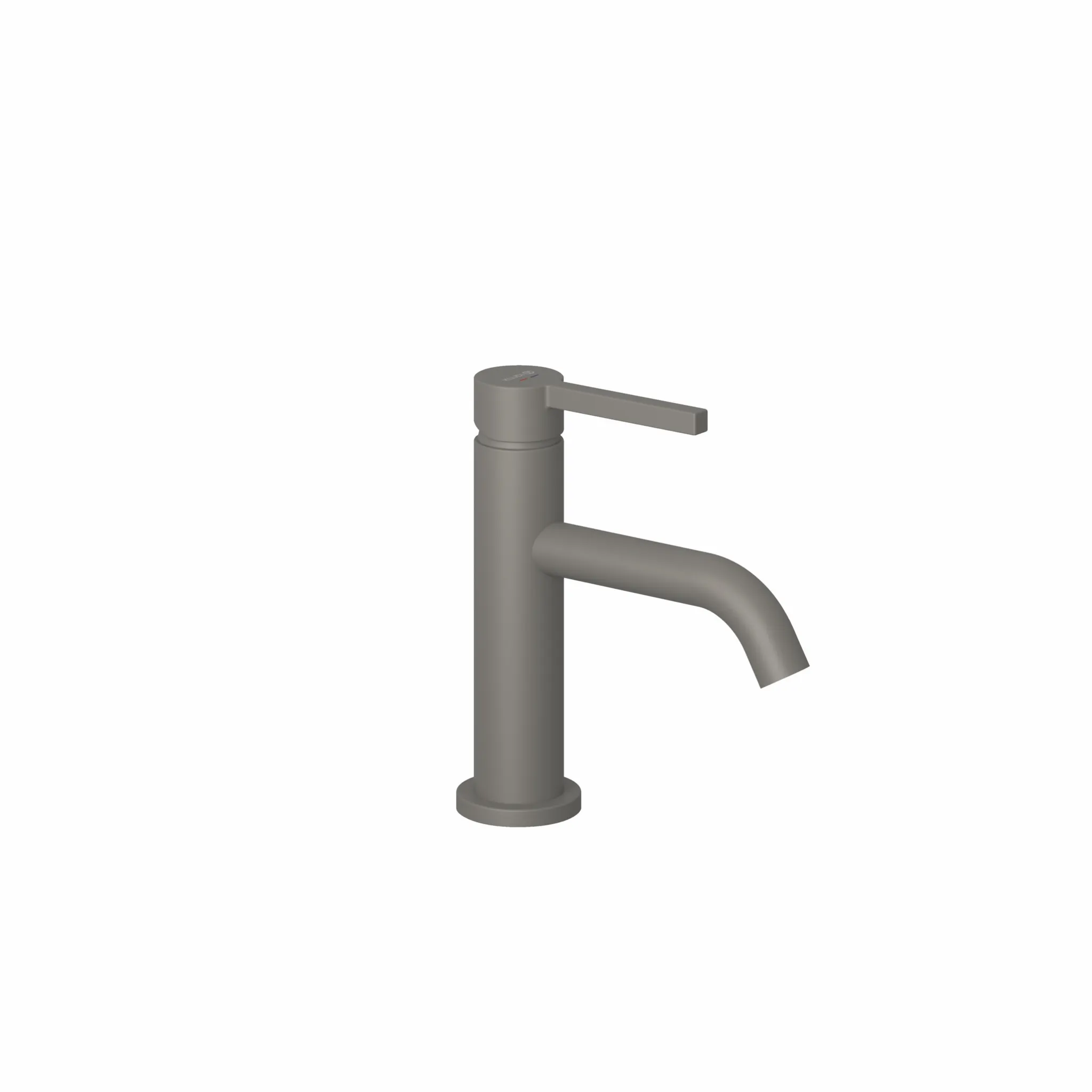 Kludi NOVA FONTE Pura Waschtisch-Einhandmischer 75 DN 15, Matt Dove, geschlossener Metallhebel, DVGW-zugelassen Kludi NOVA FONTE Pura Waschtisch-Einhandmischer 75 DN 15, Matt Dove, geschlossener Metallhebel, DVGW-zugelassen