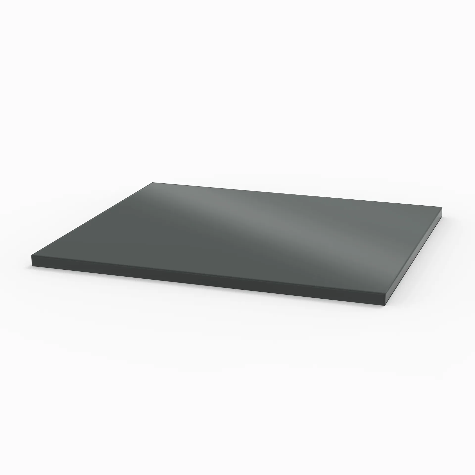 Sanipa Abdeckplatte „2morrow“ in Anthrazit (glanz), 602 × 521 × 19 mm