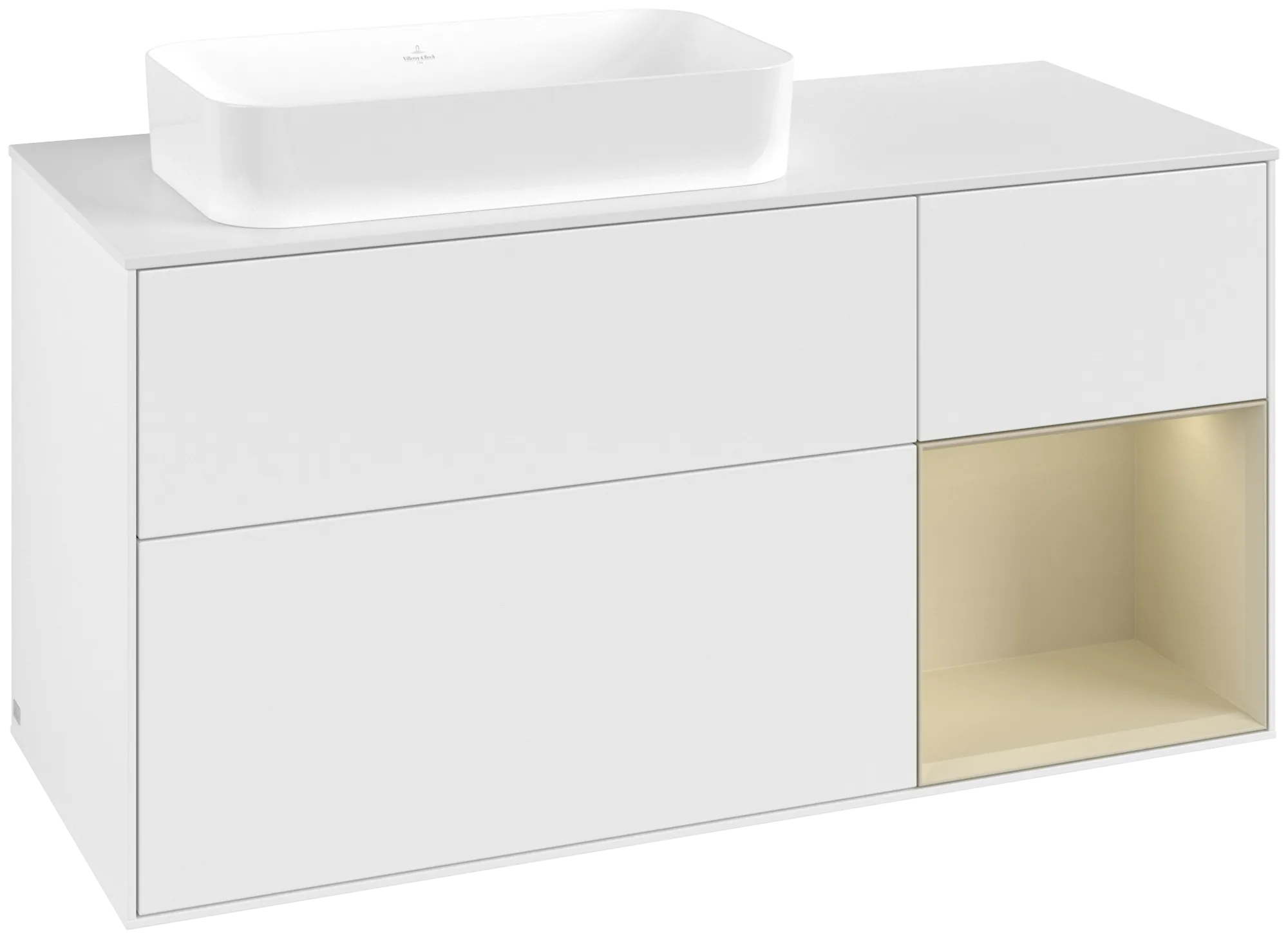 Villeroy & Boch Finion Waschbeckenunterschrank G69, 1200x603x501mm, Weiß