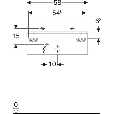 Geberit Waschtischunterschrank „Xeno2“ sculturagrau / Melamin Holzstruktur Geberit Waschtischunterschrank „Xeno2“ sculturagrau / Melamin Holzstruktur