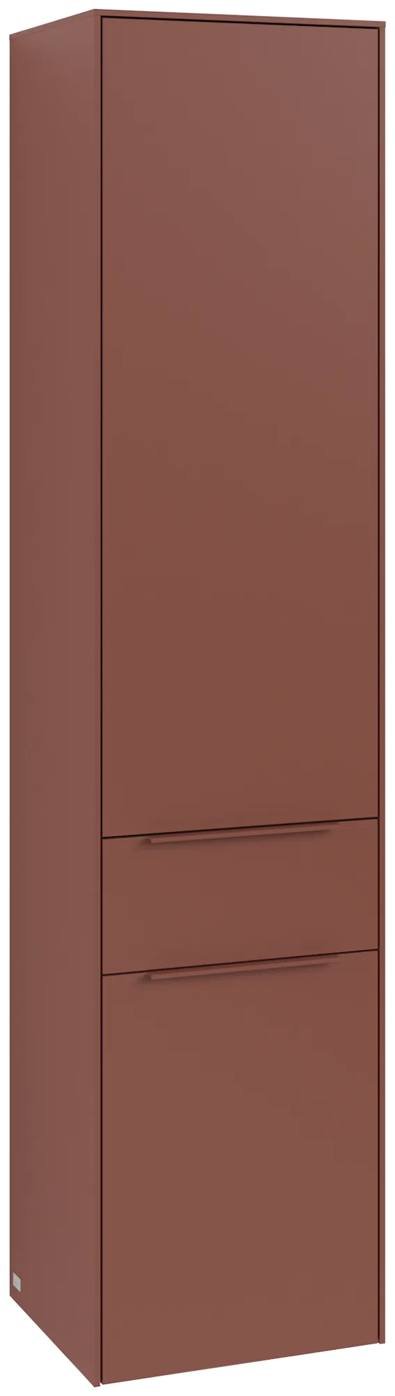 Villeroy & Boch Hochschrank mit Schublade „Subway 3.0“ 40 × 171 × 36,2 × 36,2 cm 2 Türen, 1 Auszug, 1 × fixer Fachboden, Anschlag: rechts, 3 × Glasfachboden, 2 Türen, Anschlag rechts