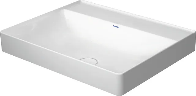 Aufsatzwaschtisch „DuraSquare“, ohne Überlauf Hahnlochbohrung: ohne Hahnlochbohrung / Hahnlochposition: ohne / Oberflächenveredelung: mit WonderGliss Aufsatzwaschtisch „DuraSquare“, ohne Überlauf Hahnlochbohrung: ohne Hahnlochbohrung / Hahnlochposition: ohne / Oberflächenveredelung: mit WonderGliss