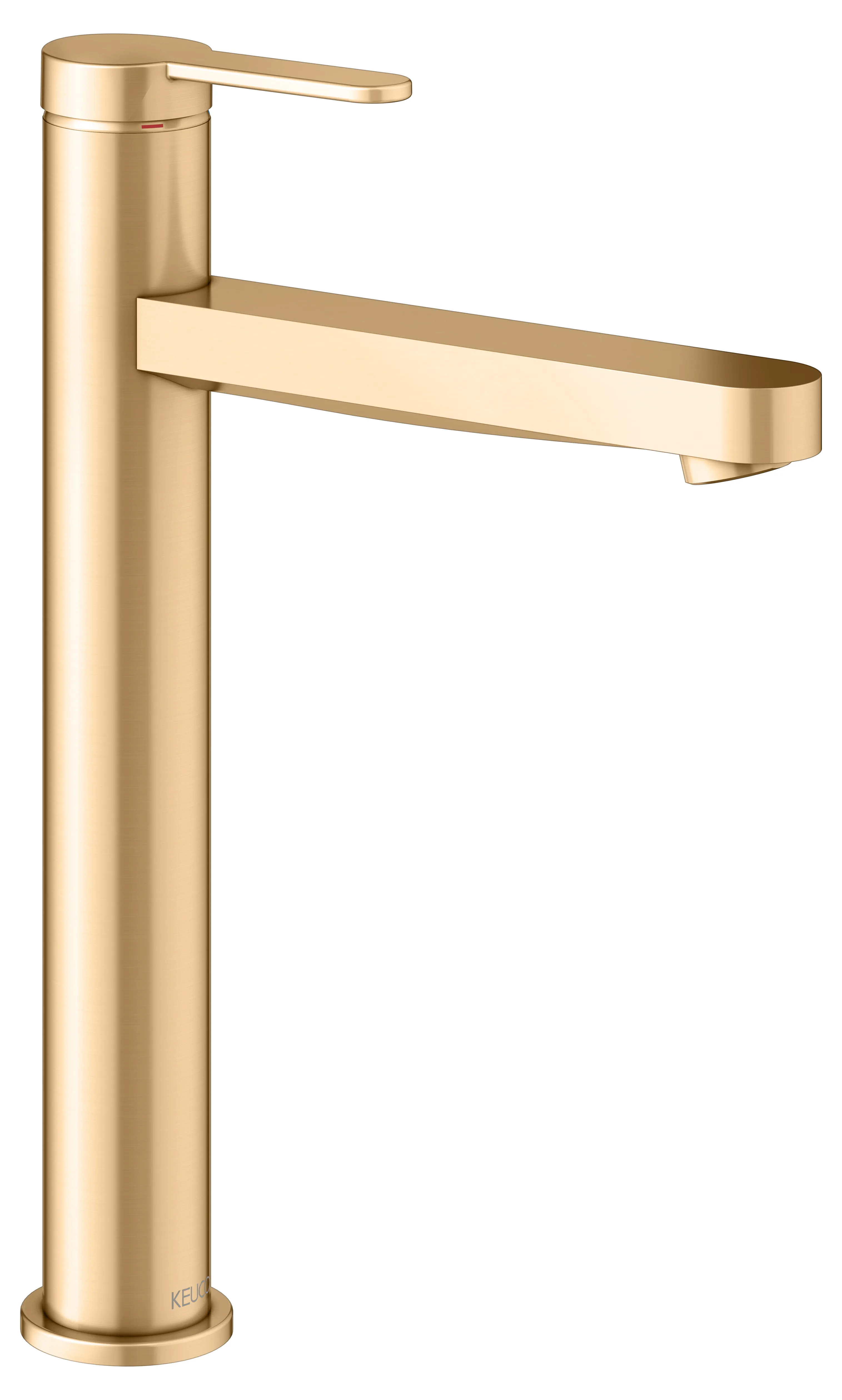 KEUCO IXMO Einhebel-Waschtischmischer 210 IXMO Flat ohne Zugstangen-Ablaufgarnitur IXMO Flat, Rosette rund Messing gebürstet KEUCO IXMO Einhebel-Waschtischmischer 210 IXMO Flat ohne Zugstangen-Ablaufgarnitur IXMO Flat, Rosette rund Messing gebürstet