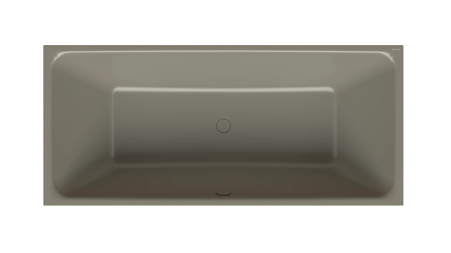 Bette Badewanne „BetteLoft“ rechteck 180 × 80 cm in Graphite