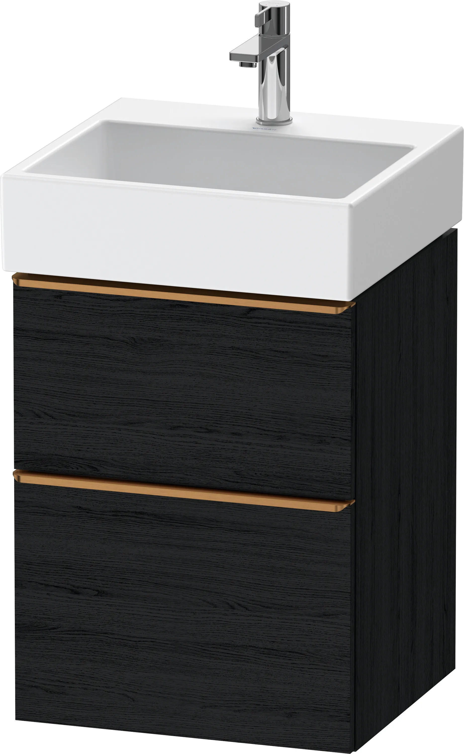 Duravit Waschtischunterschrank wandhängend „D-Neo“ 48,4 × 62,5 × 44,2 cm in Eiche Schwarz Duravit Waschtischunterschrank wandhängend „D-Neo“ 48,4 × 62,5 × 44,2 cm in Eiche Schwarz