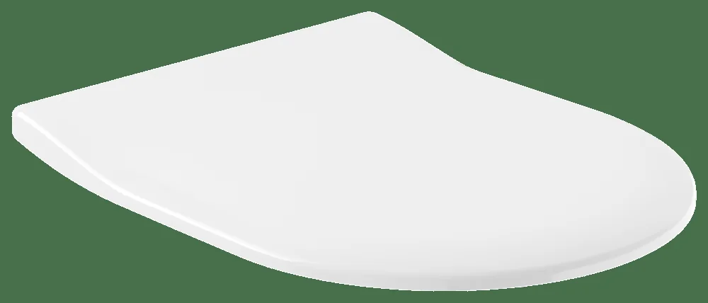 Villeroy & Boch WC-Sitz SlimSeat Subway 9M6561, 374x439x48mm, Oval, Weiß Alpin
