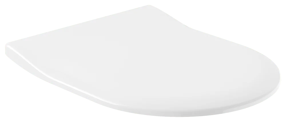 Villeroy & Boch WC-Sitz SlimSeat Subway 9M6561, 374x439x48mm, Oval, Weiß Alpin