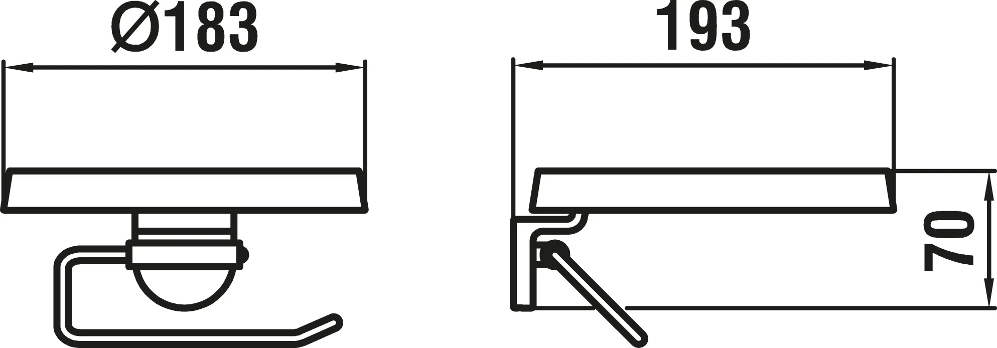 Laufen Toilettenpapierhalter Kartell by Laufen, 185x185 mm, Kristallklar Laufen Toilettenpapierhalter Kartell by Laufen, 185x185 mm, Kristallklar