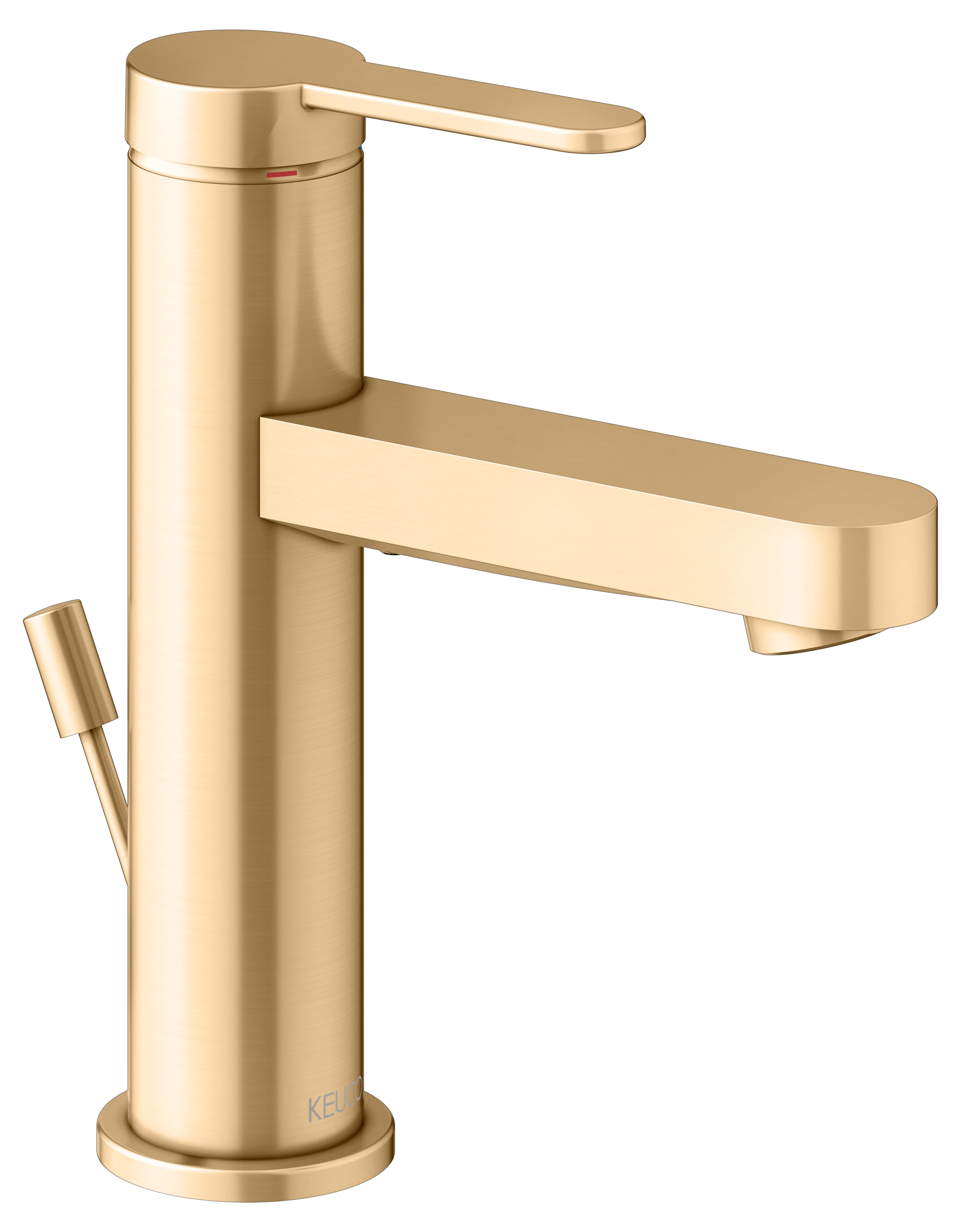 IXMO Einhebel-Waschtischmischer 100 IXMO Flat, Rosette rund Messing geb IXMO Einhebel-Waschtischmischer 100 IXMO Flat, Rosette rund Messing geb