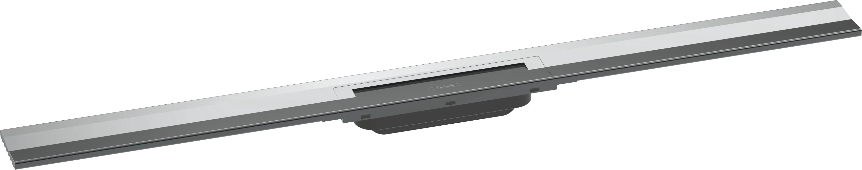 Hansgrohe RainDrain Flex Duschrinne 1000 mm, wandangebunden, chrom, höhenverstellbar um 10 mm, bis zu 60 l/min Ablaufleistung