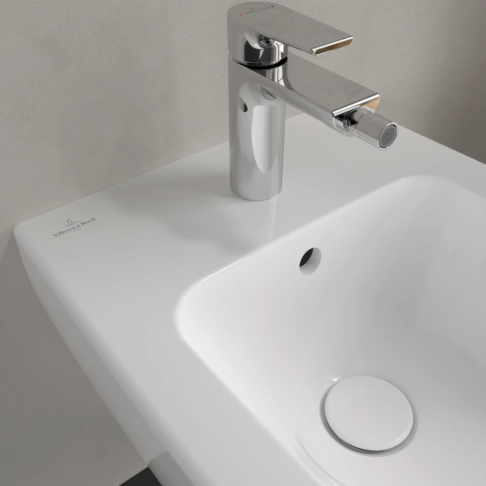 Villeroy & Boch Bidet „Subway 2.0“, Befestigung verdeckt, mit Hahnlochbohrung 370 × 565 × 280 mm in Weiß Alpin Villeroy & Boch Bidet „Subway 2.0“, Befestigung verdeckt, mit Hahnlochbohrung 370 × 565 × 280 mm in Weiß Alpin