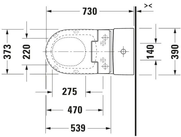 Duravit WC-Sitz mit Unterdusche (elektrisch) „SensoWash® Slim“