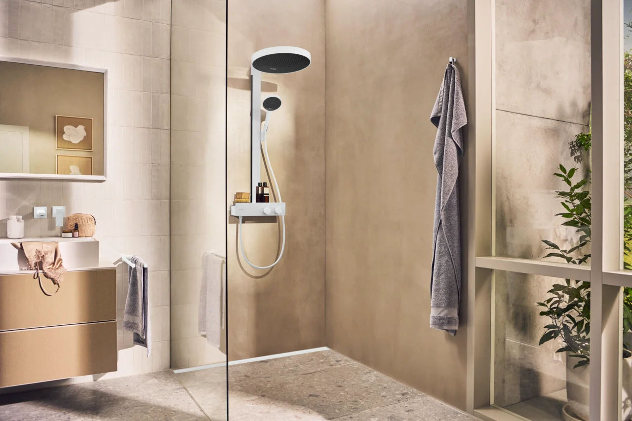 Hansgrohe Metropol Einhebel-Waschtischmischer Unterputz, mattweiß, Ausladung 225 mm, Hebelgriff, Normalstrahl, max. Durchfluss 5 l/min