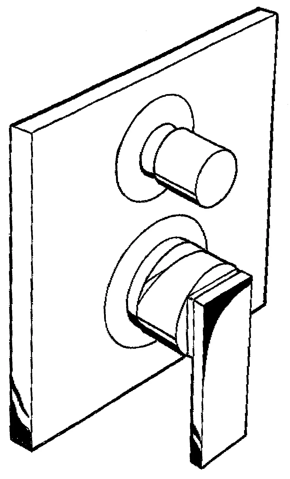 Wannenmischer Unterputz Axor Citterio Fertigset m.Sicherungskombination chrom