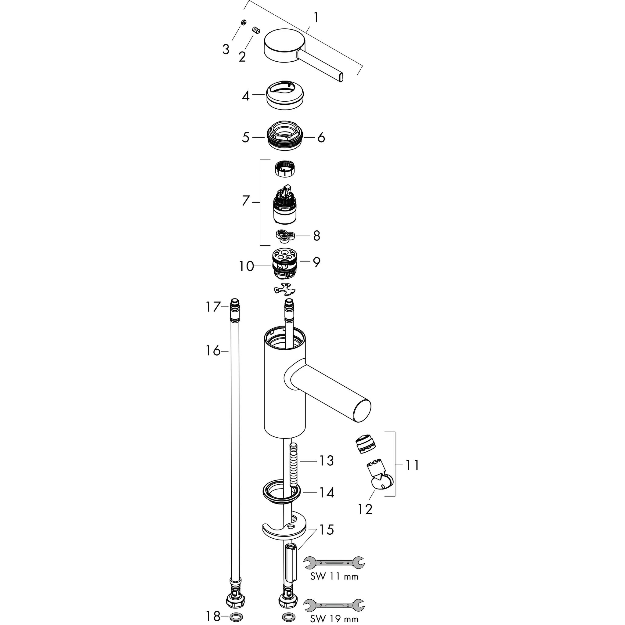 Hansgrohe Zesis S Einhebel-Waschtischmischer 100 CoolStart mit Push-Open Ablaufgarnitur, Chrom Hansgrohe Zesis S Einhebel-Waschtischmischer 100 CoolStart mit Push-Open Ablaufgarnitur, Chrom