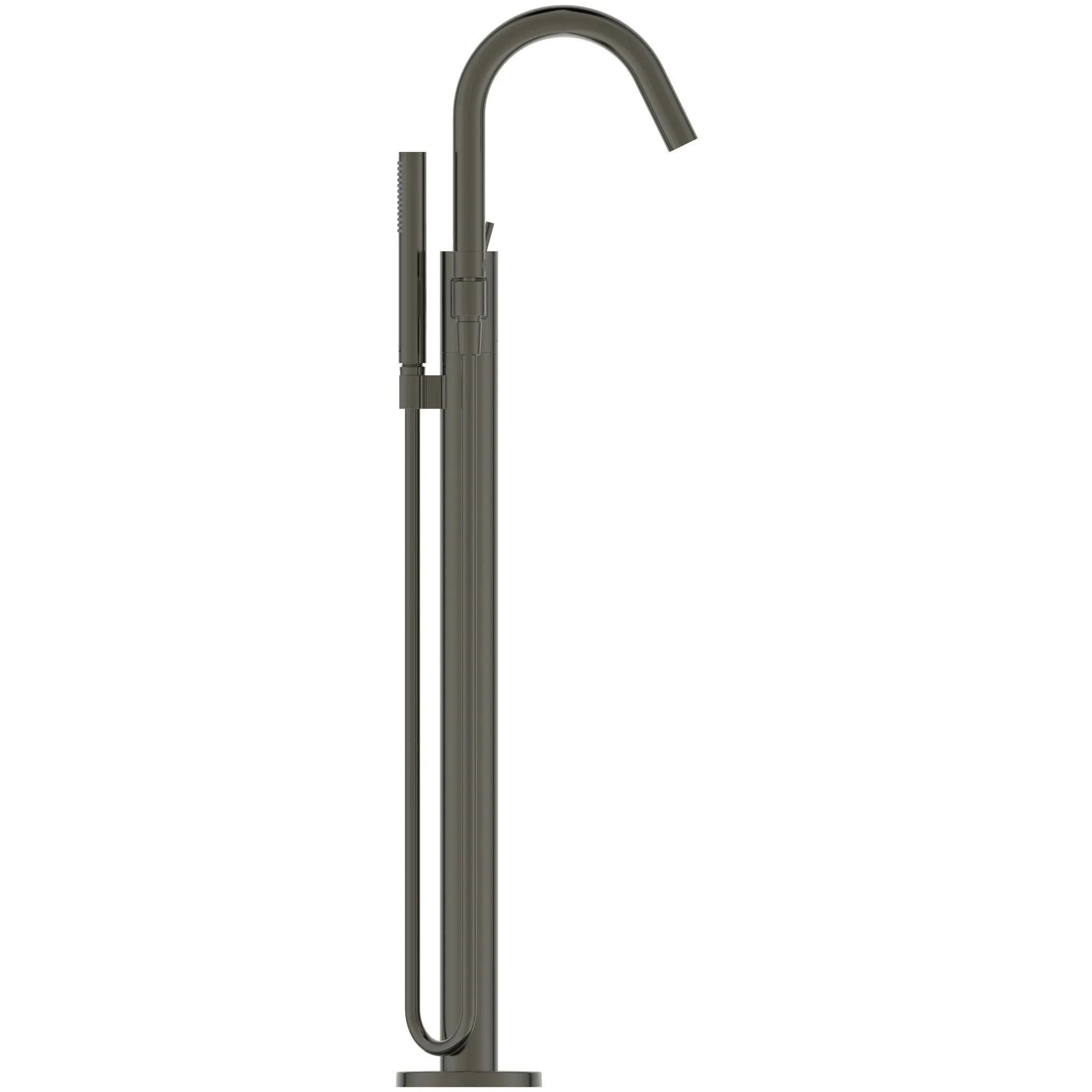 freistehende Badewannenarmatur Joy mit Stick-Handbrause Ausladung 190mm Brushed Gold freistehende Badewannenarmatur Joy mit Stick-Handbrause Ausladung 190mm Brushed Gold