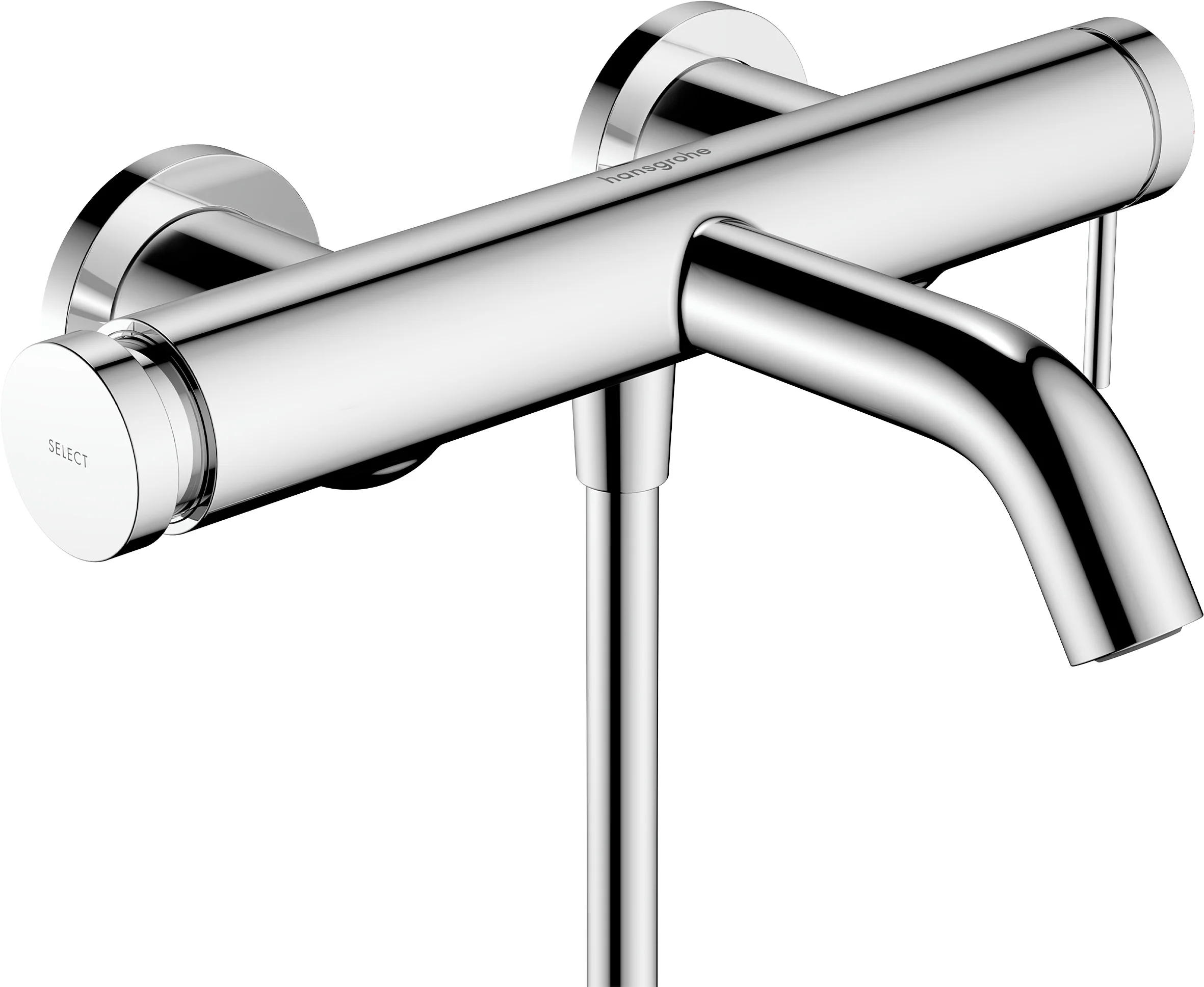 Hansgrohe Tecturis S Einhebel-Wannenmischer Aufputz, Chrom, Ausladung 209 mm, DN15, 2 Verbraucher Hansgrohe Tecturis S Einhebel-Wannenmischer Aufputz, Chrom, Ausladung 209 mm, DN15, 2 Verbraucher