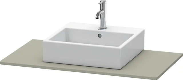 Duravit Konsole „XSquare“ in Steingrau Seidenmatt