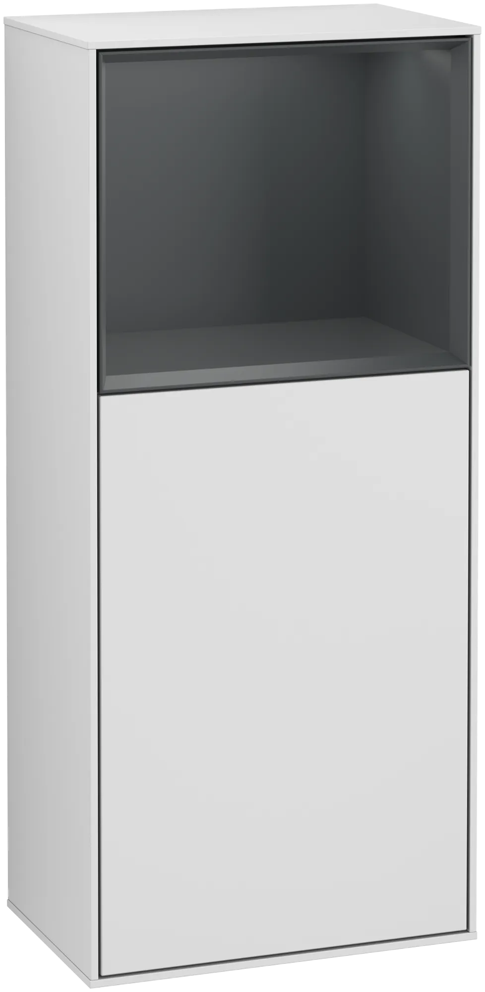 Villeroy & Boch Finion Seitenschrank G50, 418 x 936 x 270 mm, weiß/midnight blue