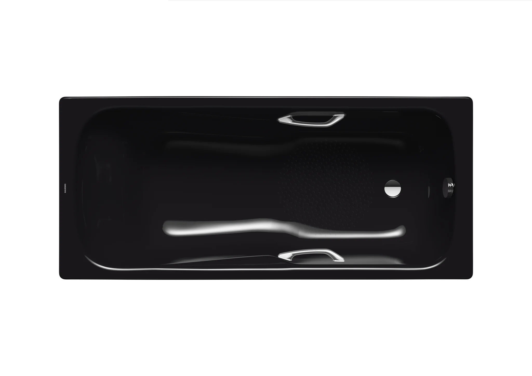 Kaldewei DYNA SET STAR Kombi-Badewanne, 1600x700 mm, schwarz, Antislip