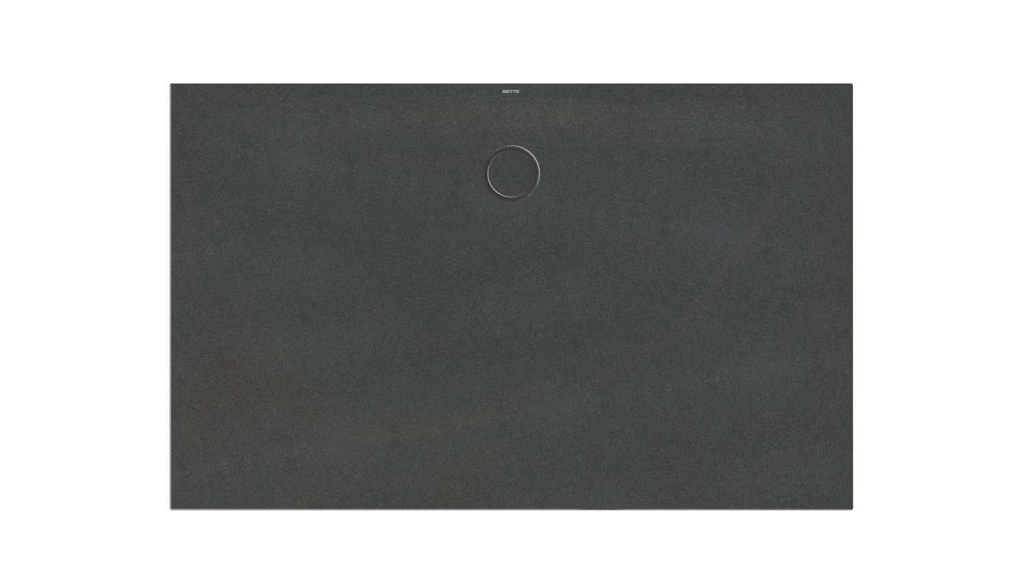 Bette rechteck Duschwanne „BetteFloor Side“ 1600 × 1000 mm ohne Oberflächenbeschichtung, ohne Oberflächenveredelung, ohne Wannenträger, in Midnight