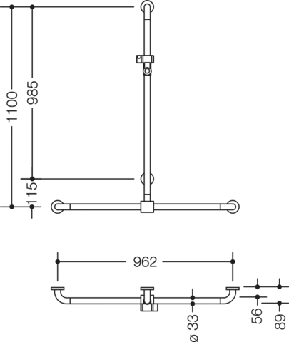 HEWI Haltegriff „Serie 801“ HEWI Haltegriff „Serie 801“