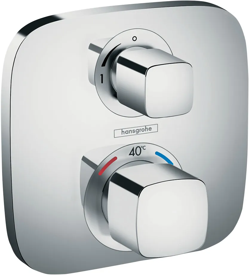 Thermostat Unterputz Ecostat E Fertigset 1 Verbraucher chrom
