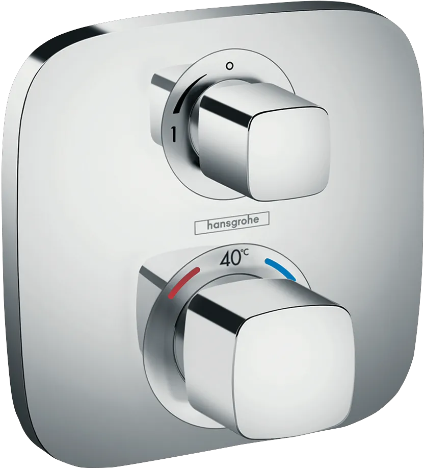 Thermostat Unterputz Ecostat E Fertigset 1 Verbraucher chrom Thermostat Unterputz Ecostat E Fertigset 1 Verbraucher chrom