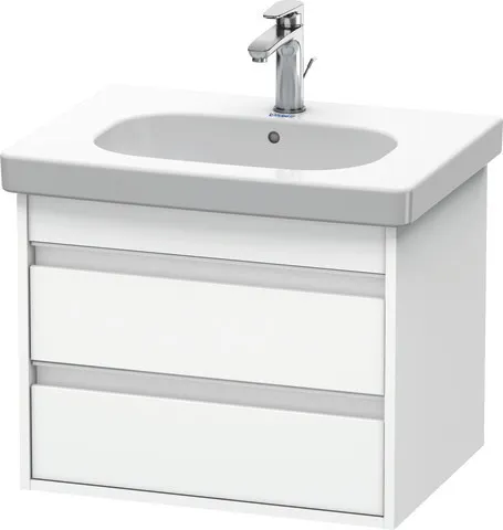 Duravit Waschtischunterschrank wandhängend „Ketho“ 60 × 48 × 45,5 cm Weiß Matt Duravit Waschtischunterschrank wandhängend „Ketho“ 60 × 48 × 45,5 cm Weiß Matt