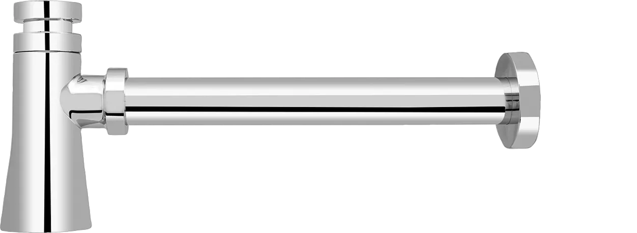 Design-Geruchverschluss MS verchromt 1 1/4″ x 32 mm elliptische Bauform