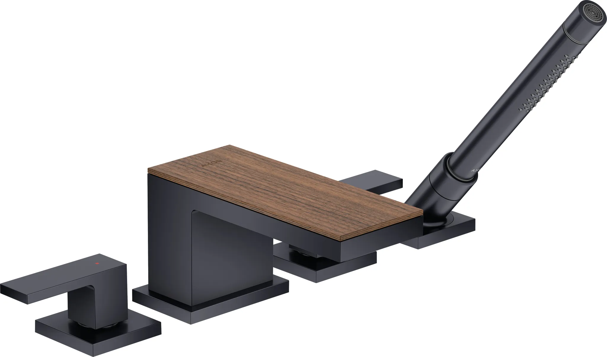 Hansgrohe AXOR MyEdition Mischer mit Platte 200 Amerikanischer Nussbaum Hansgrohe AXOR MyEdition Mischer mit Platte 200 Amerikanischer Nussbaum