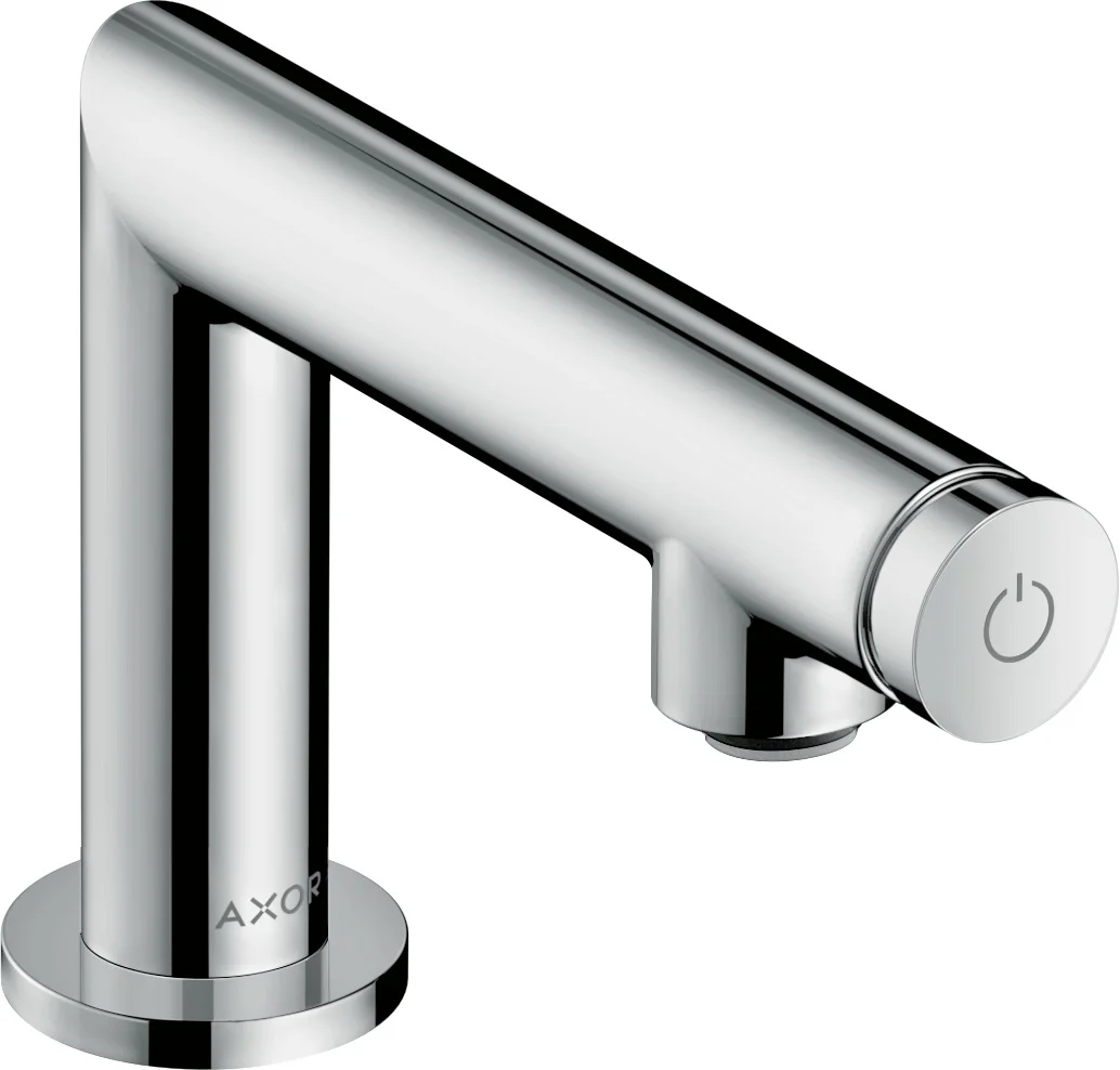Hansgrohe AXOR Uno Standventil Select 80 Chrom, Festauslauf, max. Durchfluss 5 l/min bei 3 bar, Auslaufhöhe 75 mm, Anschluss DN15, Zylindergriff Hansgrohe AXOR Uno Standventil Select 80 Chrom, Festauslauf, max. Durchfluss 5 l/min bei 3 bar, Auslaufhöhe 75 mm, Anschluss DN15, Zylindergriff