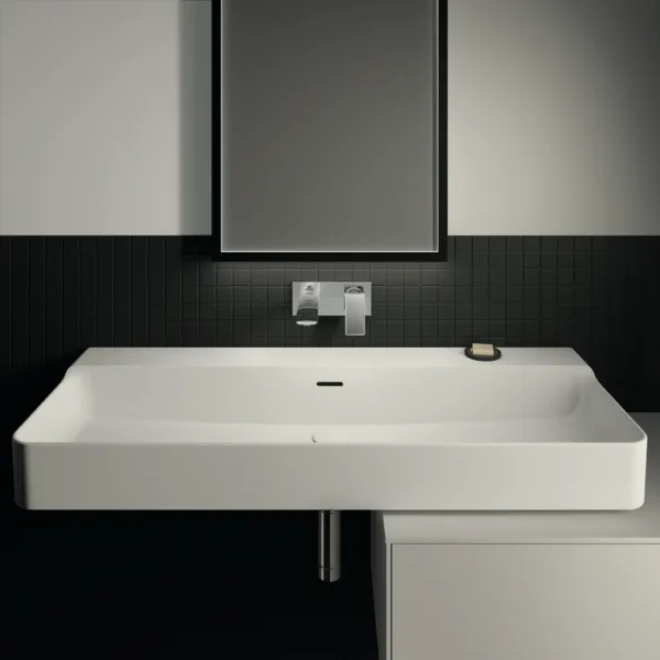 Ideal Standard Waschtischunterschrank „Conca“ 158,7 × 37 × 50,5 cm Weiß matt lackiert