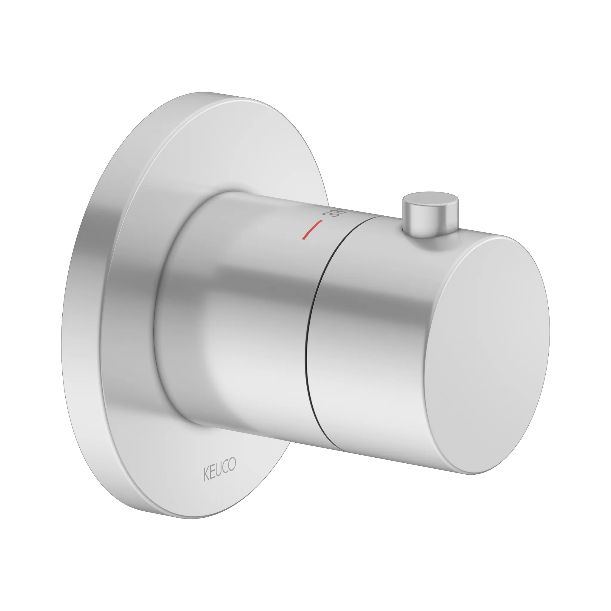 IXMO 59553170001 Thermostatarmatur UP DN15 rund Aluminium-finish IXMO 59553170001 Thermostatarmatur UP DN15 rund Aluminium-finish
