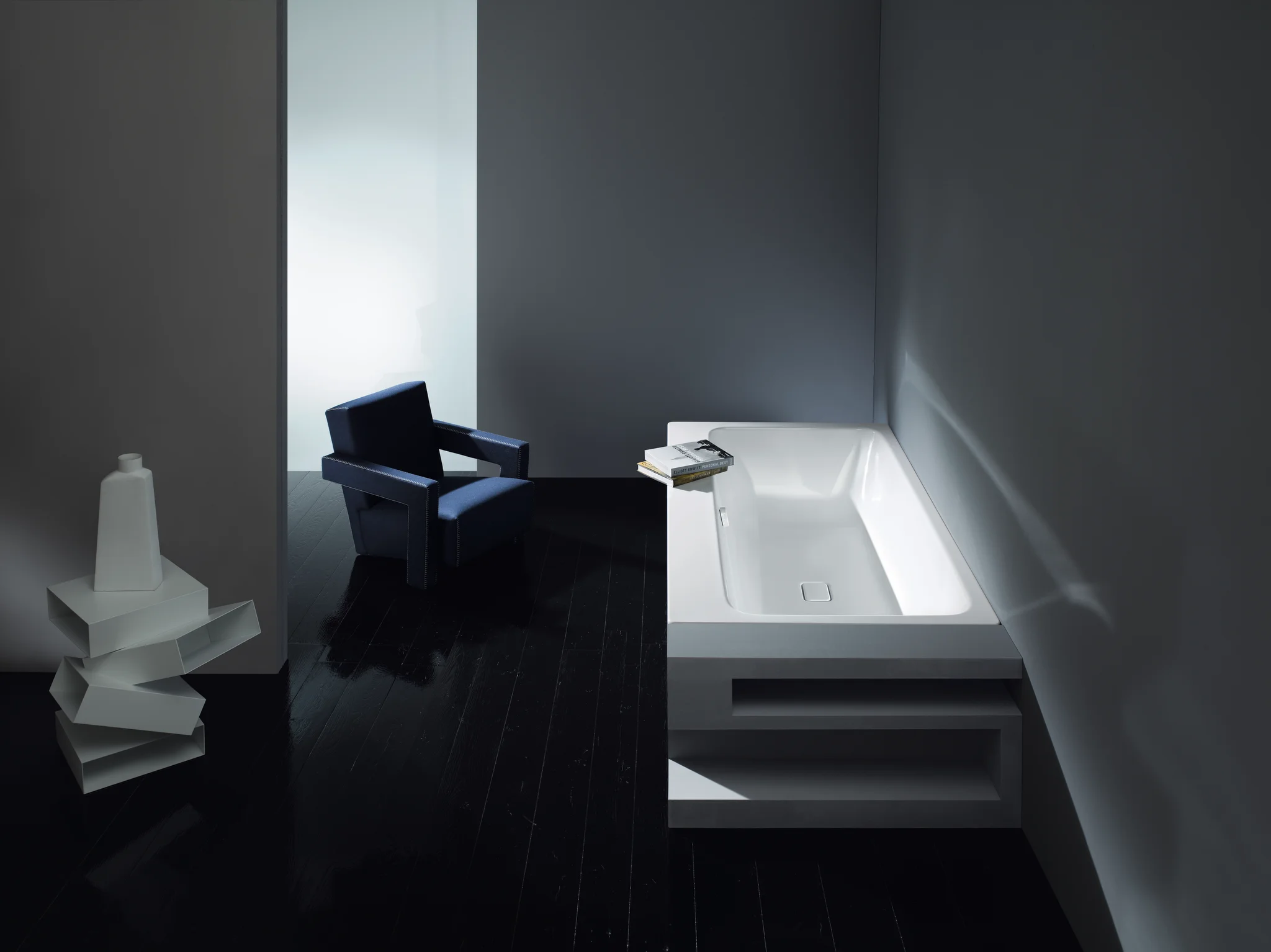 Kaldewei ASYMMETRIC DUO Badewanne, 1900x1000 mm, bahamabeige, Sonderüberlauf, Antislip