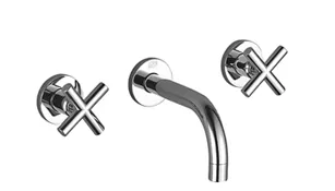 Waschtisch-Wandbatterie ohne Ablaufgarnitur TARA Chrom 36707892