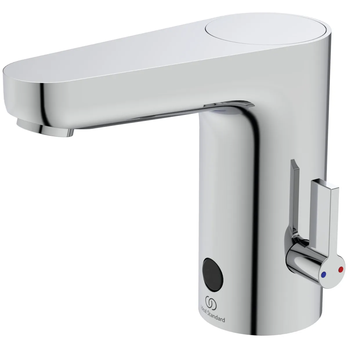 Sensor-Waschtischarmatur Ceraplus, mit Misch., Netzbetrieben, Ausladung 116mm, Chrom Sensor-Waschtischarmatur Ceraplus, mit Misch., Netzbetrieben, Ausladung 116mm, Chrom