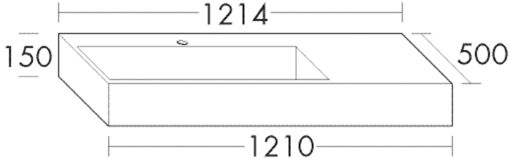 burgbad Crono Mineralguss-Waschtisch MWDV121 Alpinweiss burgbad Crono Mineralguss-Waschtisch MWDV121 Alpinweiss