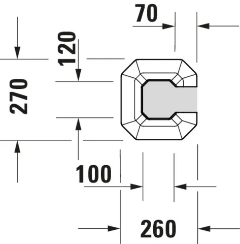 Standsäule 1930 für 043860, weiß Standsäule 1930 für 043860, weiß