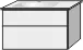 Sanipa Keramik-Waschtisch-Set mit Waschtischunterschrank „3way“ 95,5 × 47,7 × 59,1 cm in Eiche Nebraska, links