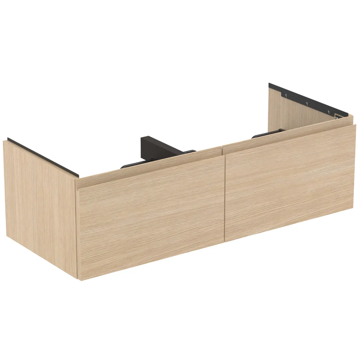 Ideal Standard Möbeldoppel-Waschtischunterschrank Finesse Eiche weiß 1200x505x370mm