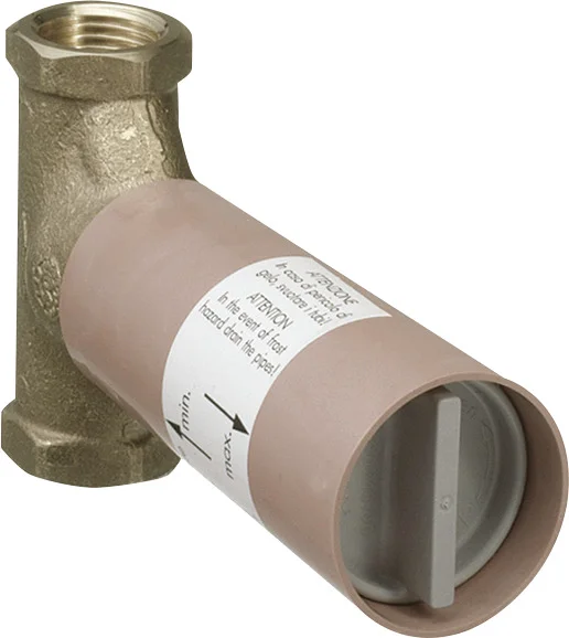 Hansgrohe AXOR Grundkörper Absperrventil DN20, max. Durchfluss 130 l/min, Einbautiefe 60–88 mm