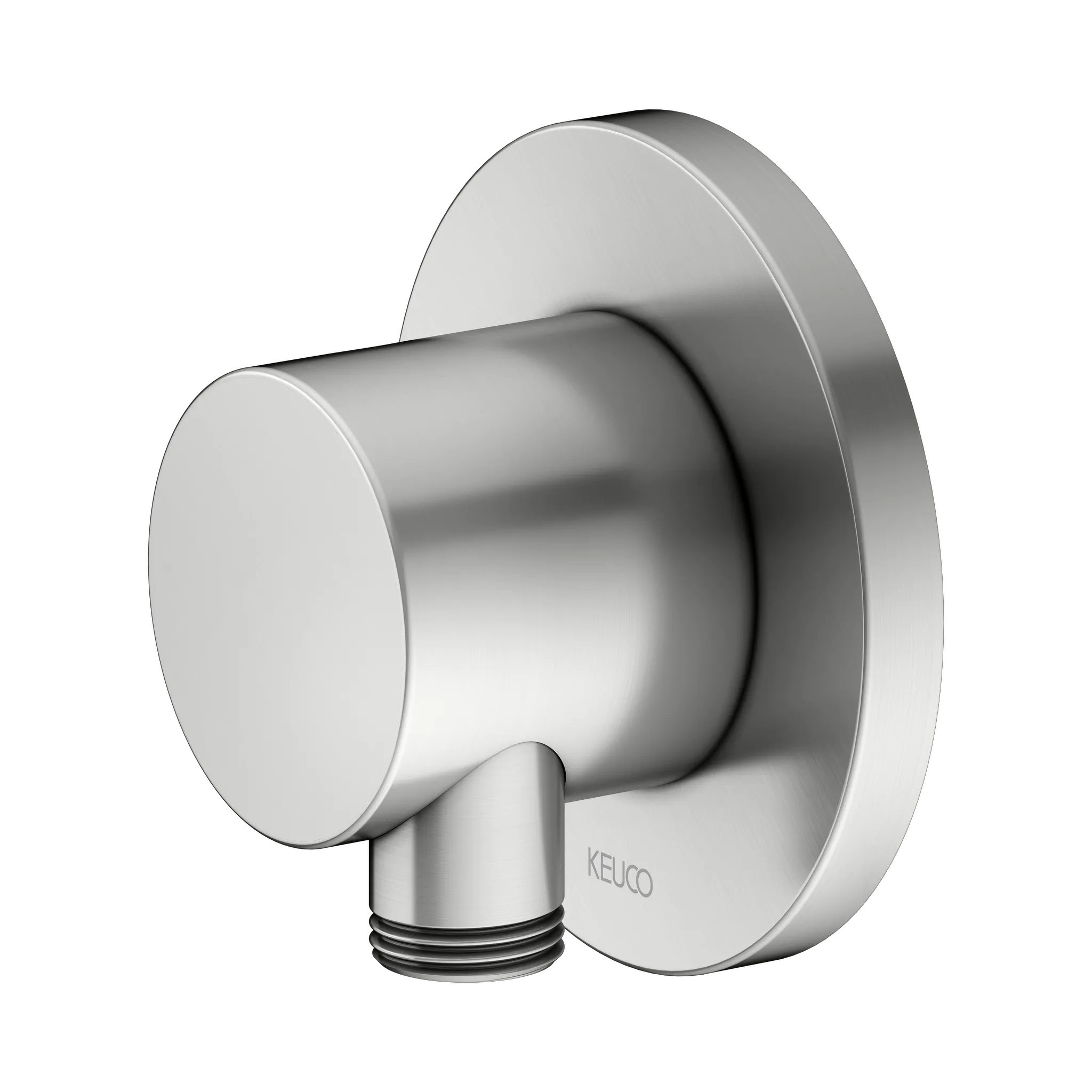 KEUCO IXMO Schlauchanschluss mit Brausehalter rund Edelstahl-finish KEUCO IXMO Schlauchanschluss mit Brausehalter rund Edelstahl-finish