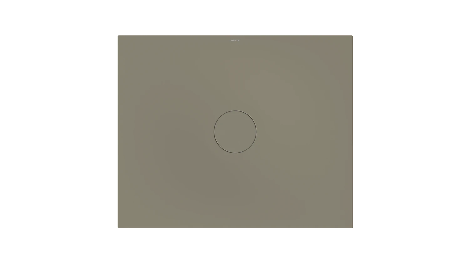 Bette rechteck Duschwanne „BetteAir“ 1100 × 900 mm ohne Oberflächenbeschichtung, ohne Oberflächenveredelung, mit Minimum-Wannenträger, in Graphite